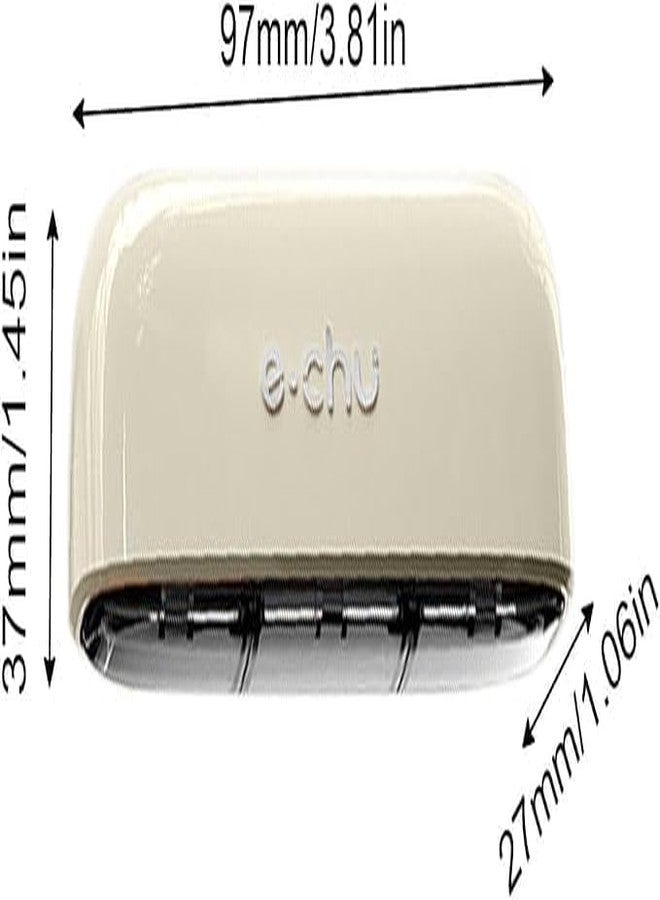 VALUEVIBES Small Pill Organizer Box - Travel Waterproof Portable Medicine Case - Image 4